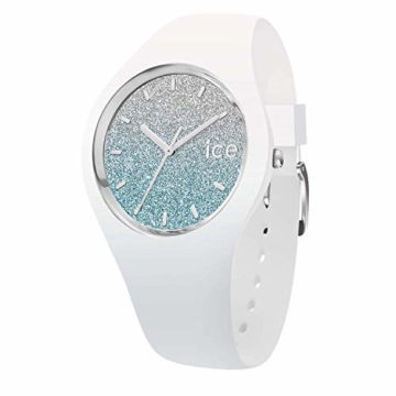 Ice-Watch - Ice lo White Blue - Weiße Damenuhr mit Silikonarmband - 013429 (Medium) - 1