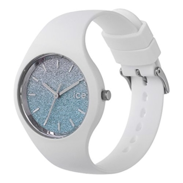 Ice-Watch - Ice lo White Blue - Weiße Damenuhr mit Silikonarmband - 013429 (Medium) - 2