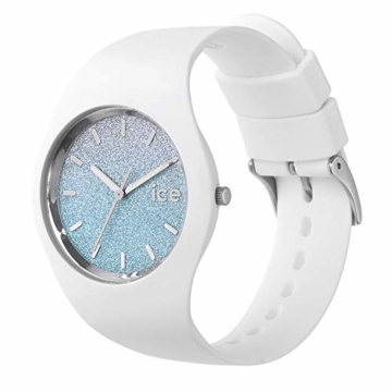 Ice-Watch - Ice lo White Blue - Weiße Damenuhr mit Silikonarmband - 013429 (Medium) - 3
