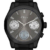 S.Oliver Damen Multifunktionsuhr SO-3310-MM, Multifunktionsuhr Damenuhr schwarz