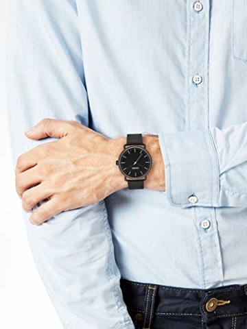 s.Oliver Herren Analog Quarz Uhr mit Leder Armband SO-3752-LQ - 6