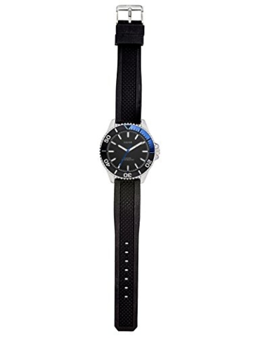s.Oliver Herren Analog Quarz Uhr mit Silikon Armband SO-3483-PQ - 3