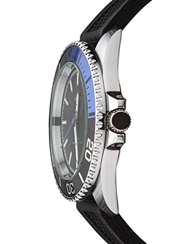s.Oliver Herren Analog Quarz Uhr mit Silikon Armband SO-3483-PQ - 5