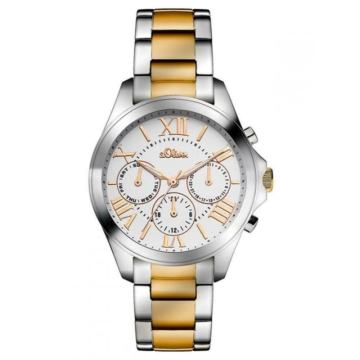 s.Oliver SALE Damen Uhr/Armbanduhr aus Edelstahl SO-2838-MM
