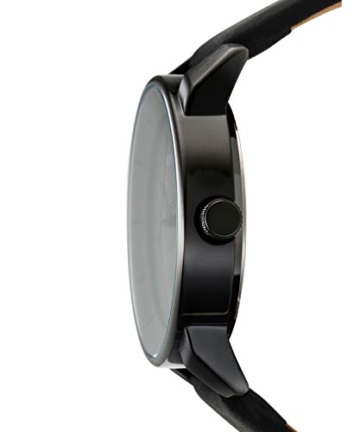 s.Oliver Unisex Erwachsene Analog Quarz Smart Watch Armbanduhr mit Leder Armband SO-3569-LQ - 3