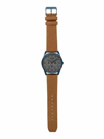 s.Oliver Unisex Erwachsene Analog Quarz Smart Watch Armbanduhr mit Leder Armband SO-3571-LM - 2