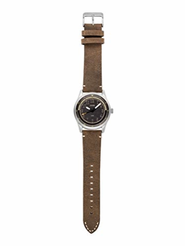 s.Oliver Unisex Erwachsene Analog Quarz Uhr mit Leder Armband SO-3575-LQ - 2