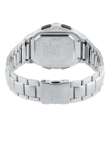 Casio Wave Ceptor Herrenarmbanduhr WV-58DE-1AVEF, Funkuhr, schwarz, massives Edelstahlarmband - 2