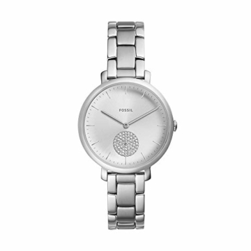 Fossil Damen Analog Quarz Uhr mit Edelstahl Armband ES4437 - 1