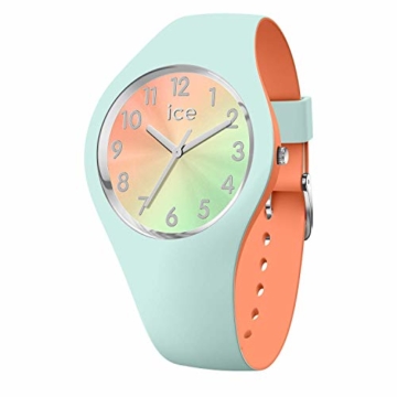 Ice-Watch - ICE duo chic Aqua coral - Grüne Damenuhr mit Silikonarmband - 016981 (Small) - 1