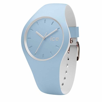 Ice-Watch - Ice Duo White sage - Blaue Damenuhr mit Silikonarmband - 001489 (Small) - 1