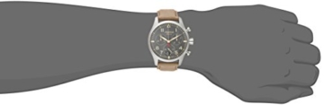 Alpina Herren al-372bgr4s6 Startimer Pilot Chronograph Big Date Analog Display Swiss Quarz Beige Armbanduhr - 2