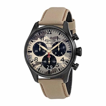 Alpina Startimer Pilot Chronograph Herren-Armbanduhr 372MLY4FBS6 - 1