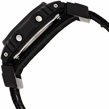 Casio G-Shock Digital Herrenarmbanduhr DW-5600BBN schwarz, Cordura Nylonarmband, 20 BAR - 4