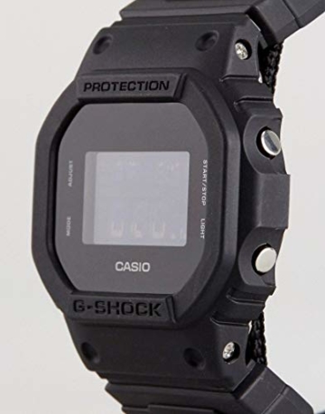 Casio G-Shock Digital Herrenarmbanduhr DW-5600BBN schwarz, Cordura Nylonarmband, 20 BAR - 6