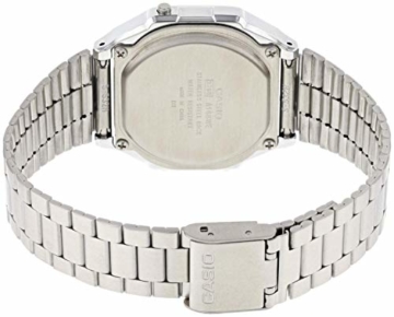 Casio Unisex Erwachsene Digital Quarz Uhr mit Edelstahl Armband A168WEM-7EF - 2