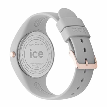 Ice-Watch - Ice Glam Pastel Wind - Graue Damenuhr mit Silikonarmband - 001066 (Small) - 7