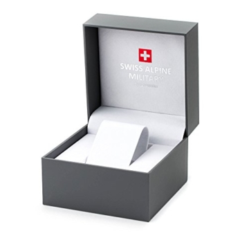 Swiss Alpine Military by Grovana Herrenuhr Chrono 10 ATM Silver 7047.9132SAM - 6