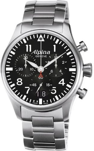 Alpina Geneve Startimer Pilot AL-372B4S6B Herrenchronograph Fliegeruhr - 1
