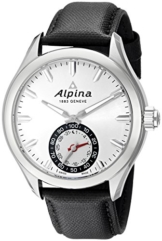 Alpina Herren-Armbanduhr 44mm Armband Leder Schweizer Quarz Analog AL-285S5AQ6 - 1