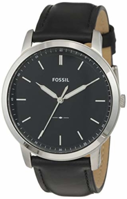 Fossil Herren Analog Quarz Uhr mit Leder Armband FS5398 - 1