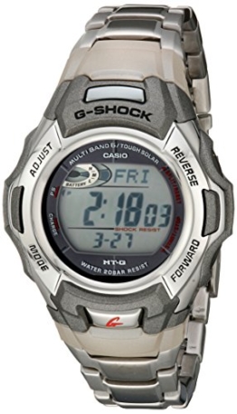 G-Shock MTGM900DA-8CR Herren-Sportuhr, solarbetrieben, Atomic, Edelstahl - 1