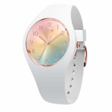 Ice-Watch - Ice Sunset Rainbow - Weiße Damenuhr mit Silikonarmband - 015743 (Small) - 1