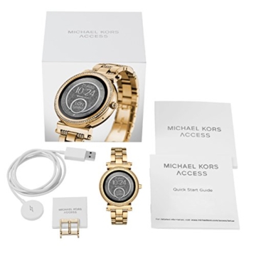 Michael Kors Damen Digital Uhr mit Edelstahl Armband MKT5023 - 4