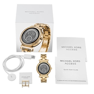 Michael Kors Damen Digital Uhr mit Edelstahl Armband MKT5023 - 4