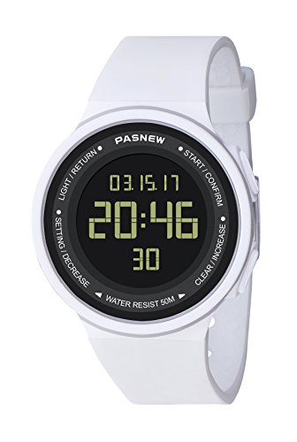 Pasnew-446 Frauen Mädchen Uhren Sport Digitaluhren mit Alarm Waterproof multifunktionale Mode Armbanduhren - 1