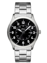 s.Oliver Herren-Armbanduhr Analog Quarz Edelstahl SO-3127-MQ - 1