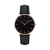 THE FRIDAY FIRDAY Damen Uhr Analog Quarz mit Leder Armband - 1