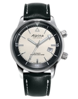 Alpina Herren Analog Automatik Uhr mit Gummi Armband AL-525S4H6 - 1
