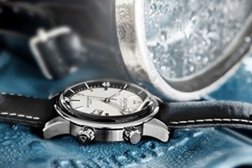 Alpina Herren Analog Automatik Uhr mit Gummi Armband AL-525S4H6 - 2