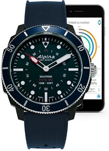 Alpina Watch AL-282LNN4V6 Blau Smartwatch - 2