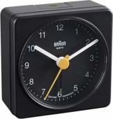 Braun BNC002 BKBK Quarzgesteuerte Batterie-Weckuhr, schwarz - 1