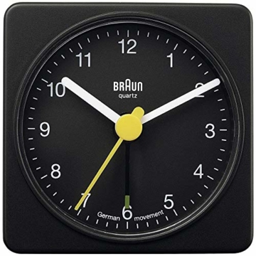 Braun BNC002 BKBK Quarzgesteuerte Batterie-Weckuhr, schwarz - 3