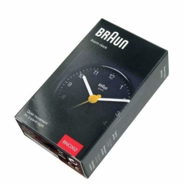 Braun BNC002 BKBK Quarzgesteuerte Batterie-Weckuhr, schwarz - 4