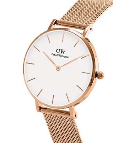 Daniel Wellington Unisex Erwachsene Digital Quarz Uhr mit Edelstahl Armband DW00100163 - 2