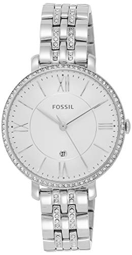 Fossil Damen Analog Quarz Uhr mit Edelstahl Armband ES3545 - 1