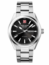 Swiss Alpine Military by Grovana Herrenuhr mit Edelstahlband ETA 2836-2 Automatik Saphirglas 10 ATM DayDate 7090.2137SAM - 1