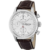 Alpina Herren-Armbanduhr 42mm Armband Schweinsleder Braun Automatik AL-750S4E6 - 1