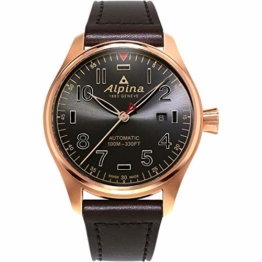 Alpina Startimer Pilot Herren-Armbanduhr 44mm Automatik AL-525GG4S4 - 1