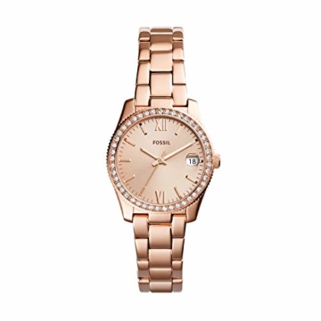 Fossil Damen Analog Quarz Smart Watch Armbanduhr mit Edelstahl Armband ES4318 - 1