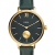 Fossil Damen Analog Quarz Uhr mit Echtes Leder Armband ES4662 - 1