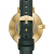 Fossil Damen Analog Quarz Uhr mit Echtes Leder Armband ES4662 - 2