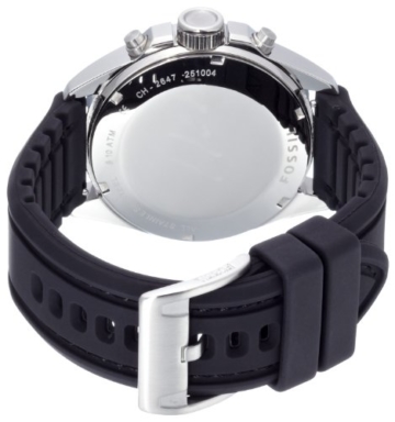 Fossil Herren Analog Quarz Uhr mit Silicone Armband CH2647 - 2