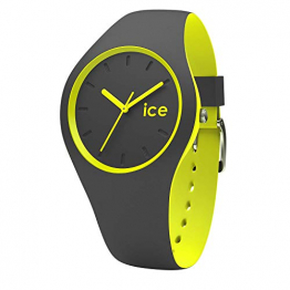 Ice-Watch - Ice Duo Anthracite Yellow - Grau Jungenuhr mit Silikonarmband - 001486 (Small) - 1