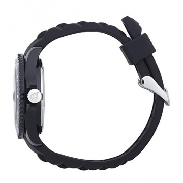 Ice-Watch - Ice Forever Black - Schwarz Damenuhr mit Silikonarmband - 000123 (Small) - 4