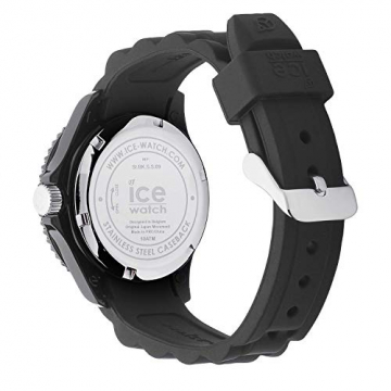 Ice-Watch - Ice Forever Black - Schwarz Damenuhr mit Silikonarmband - 000123 (Small) - 5